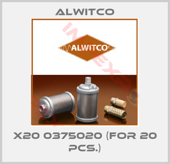 Alwitco-X20 0375020 (for 20 pcs.)