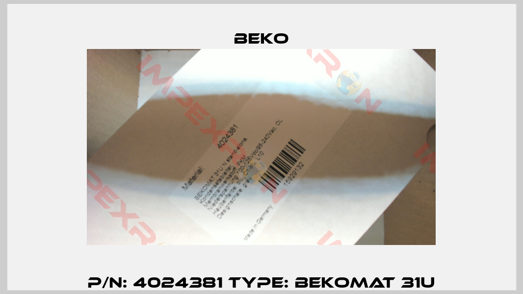 P/N: 4024381 Type: BEKOMAT 31U-2