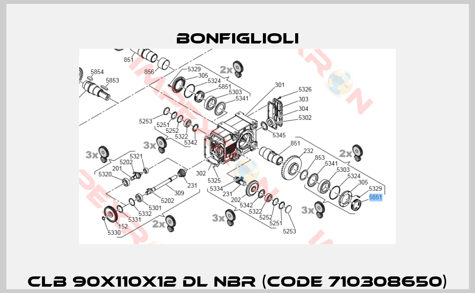 CLB 90X110X12 DL NBR (Code 710308650)-1
