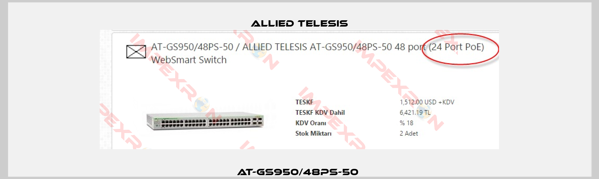 AT-GS950/48PS-50 -0