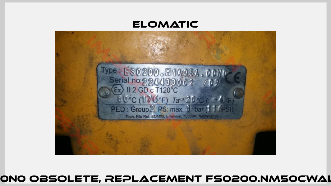 ES0200.M1A05A.00N0 obsolete, replacement FS0200.NM50CWALL.YD22SNA.00XX -2