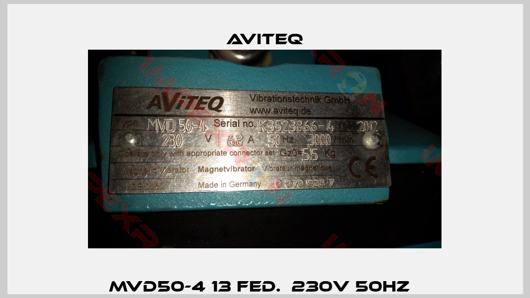 MVD50-4 13 FED.  230V 50HZ  -0