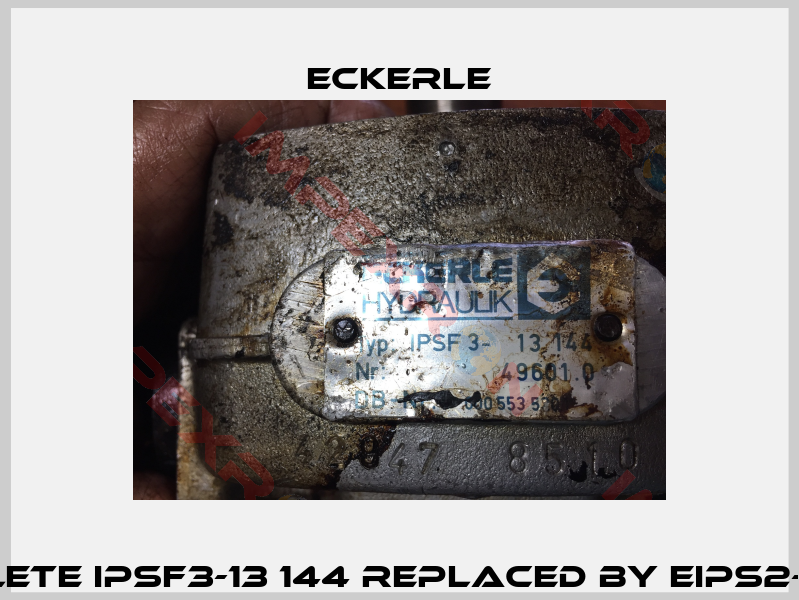 Obsolete IPSF3-13 144 replaced by EIPS2-16 144 -0