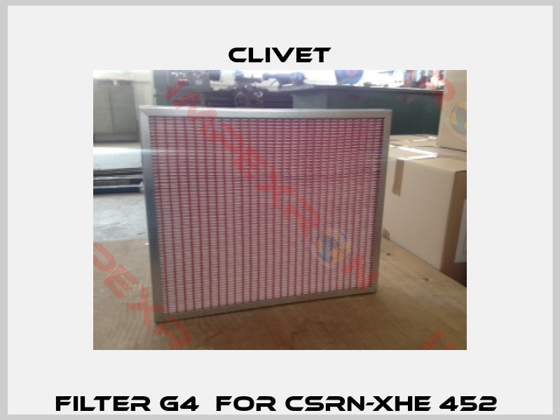 Filter G4  for CSRN-XHE 452 -0