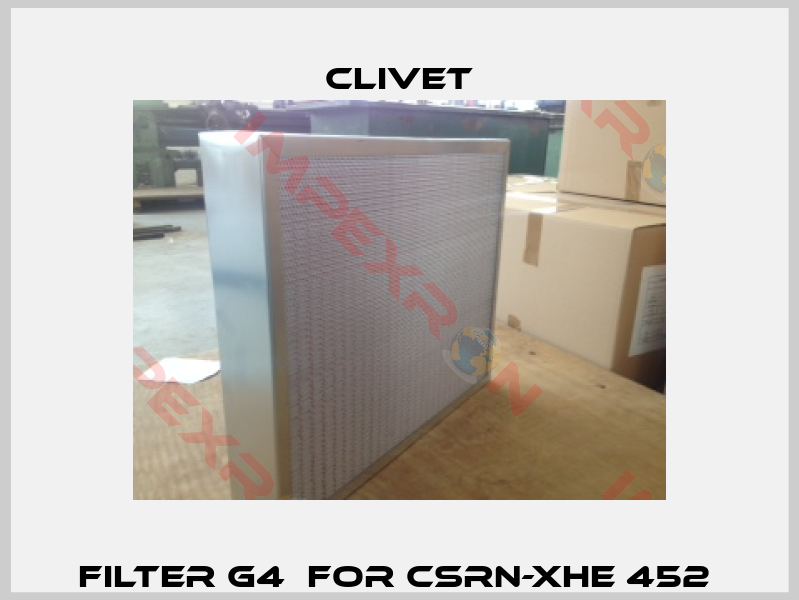 Filter G4  for CSRN-XHE 452 -1