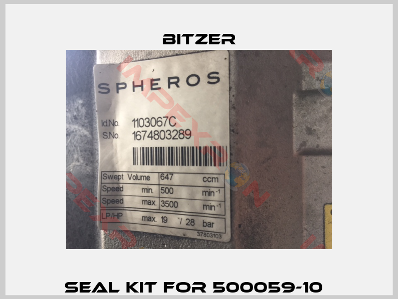 seal kit for 500059-10  -0