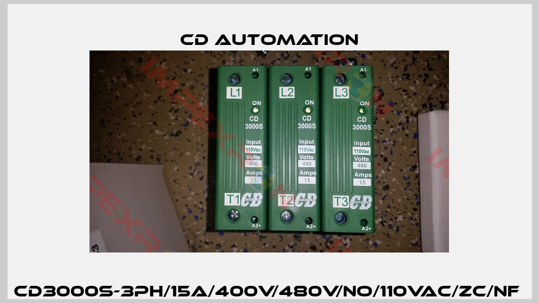 CD3000S-3PH/15A/400V/480V/No/110VAC/ZC/NF -1