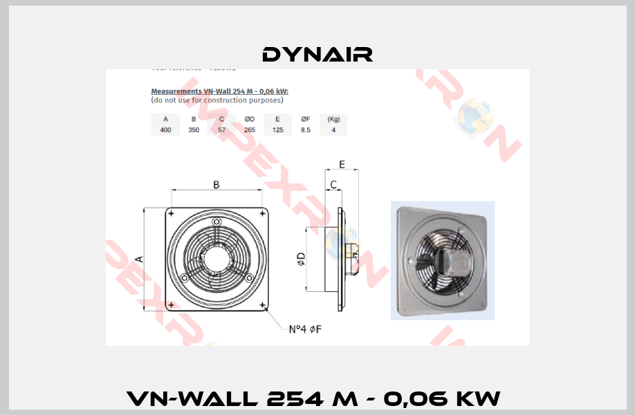 VN-Wall 254 M - 0,06 kW -1