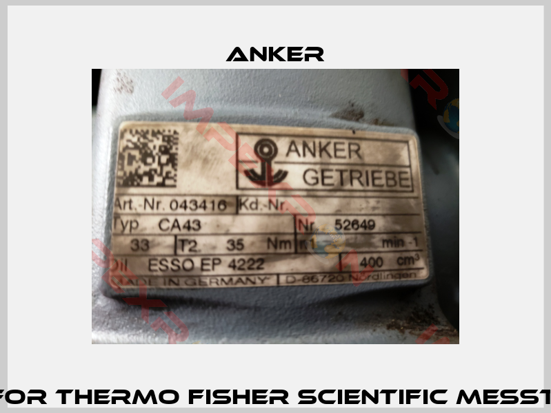 043416 OEM for Thermo Fisher Scientific Messtechnik GmbH-1