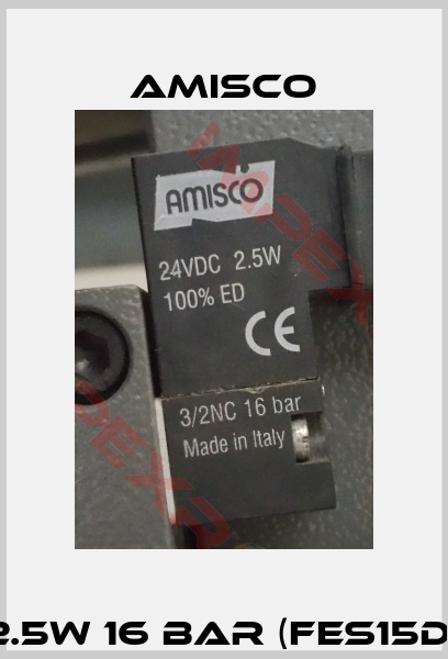 Type: 24VDC 2.5W 16 bar (FES15D1C2A4KVMAM)-0