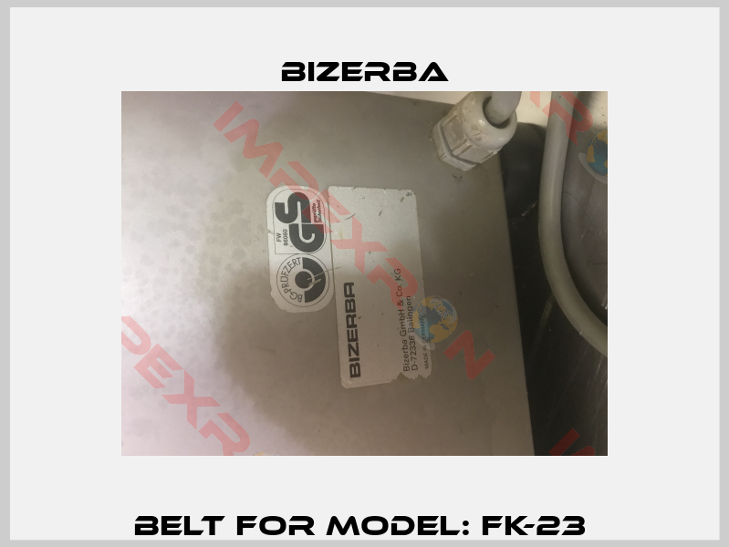 Belt for Model: FK-23 -1