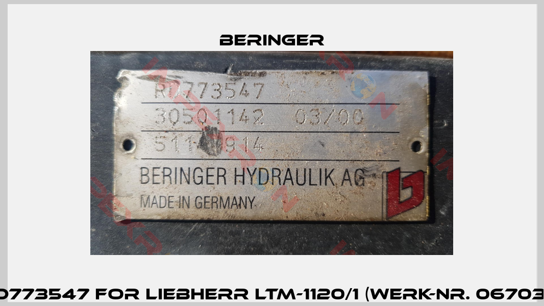RD773547 for Liebherr Ltm-1120/1 (Werk-Nr. 067034)-0