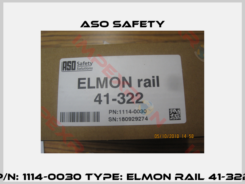 P/N: 1114-0030 Type: ELMON rail 41-322-0