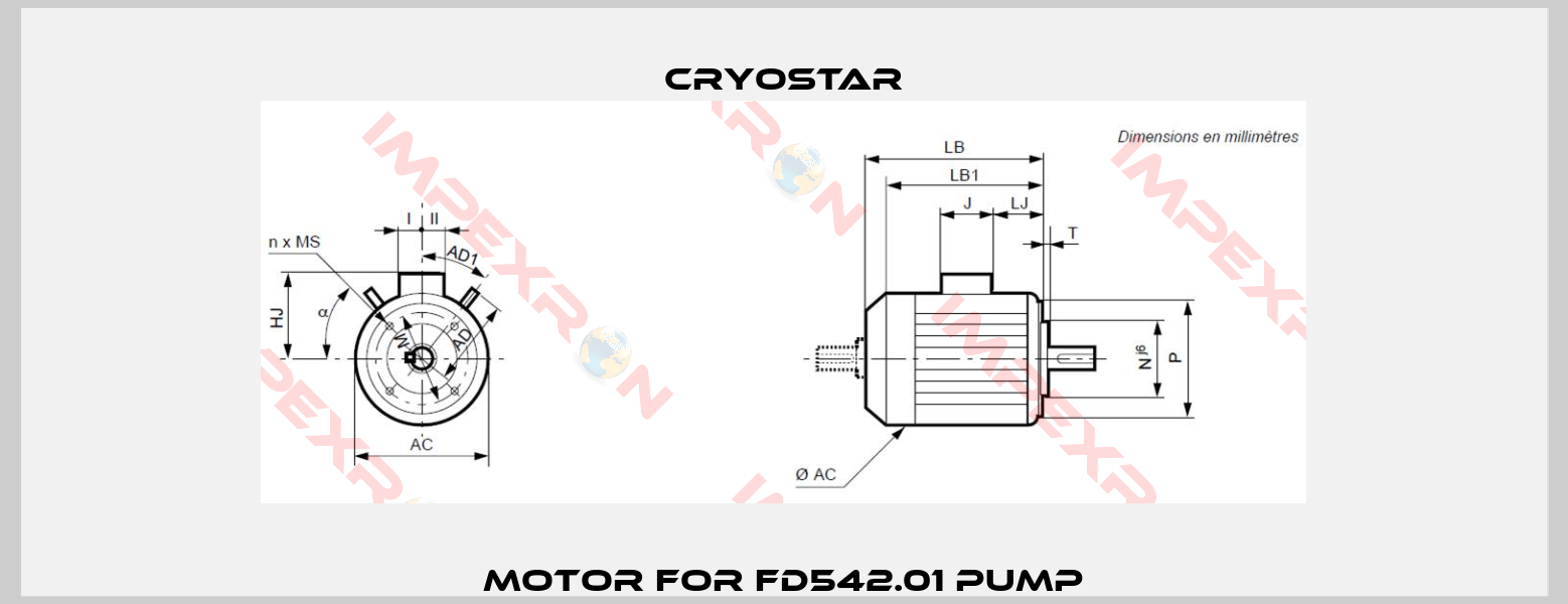 motor for FD542.01 pump-0
