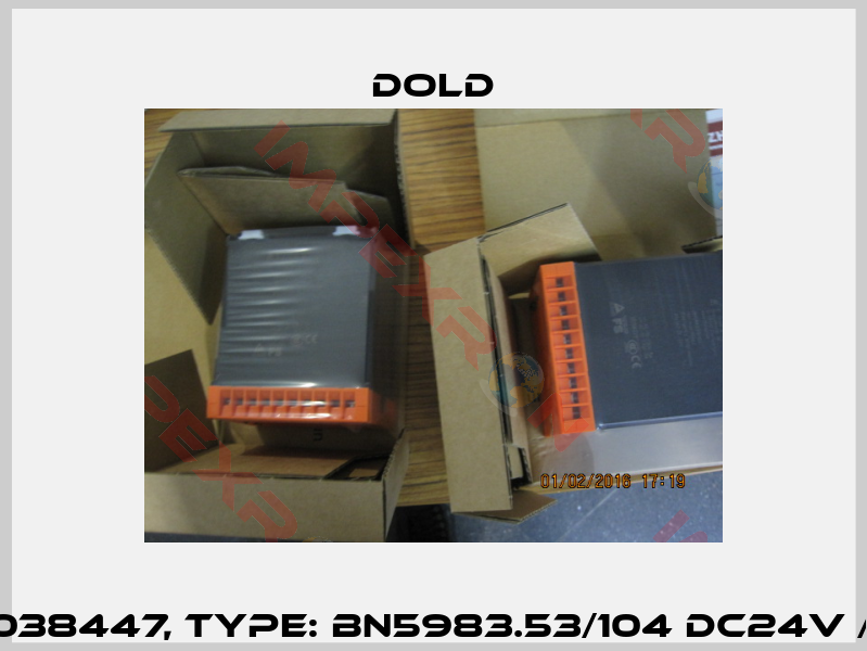 p/n: 0038447, Type: BN5983.53/104 DC24V / 230V-0