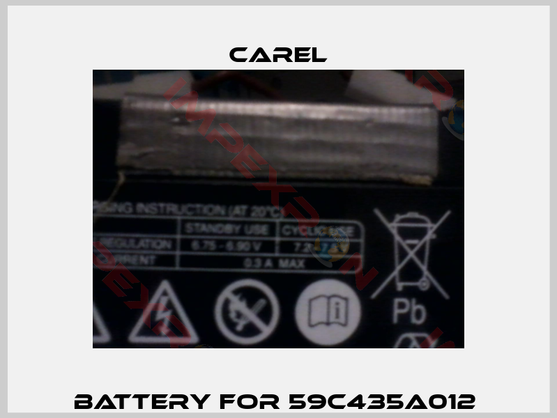 Battery for 59C435A012 -1