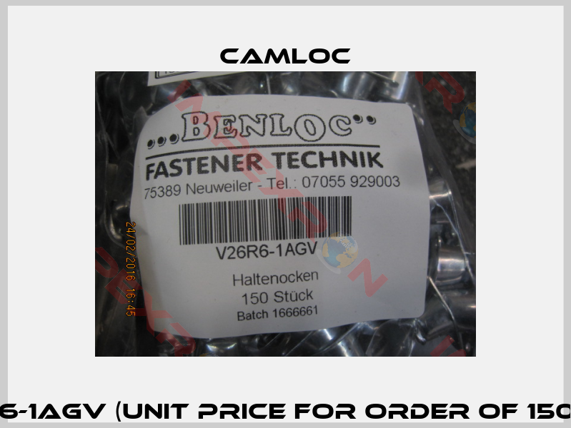 V26R6-1AGV (unit price for order of 150 pcs) -1