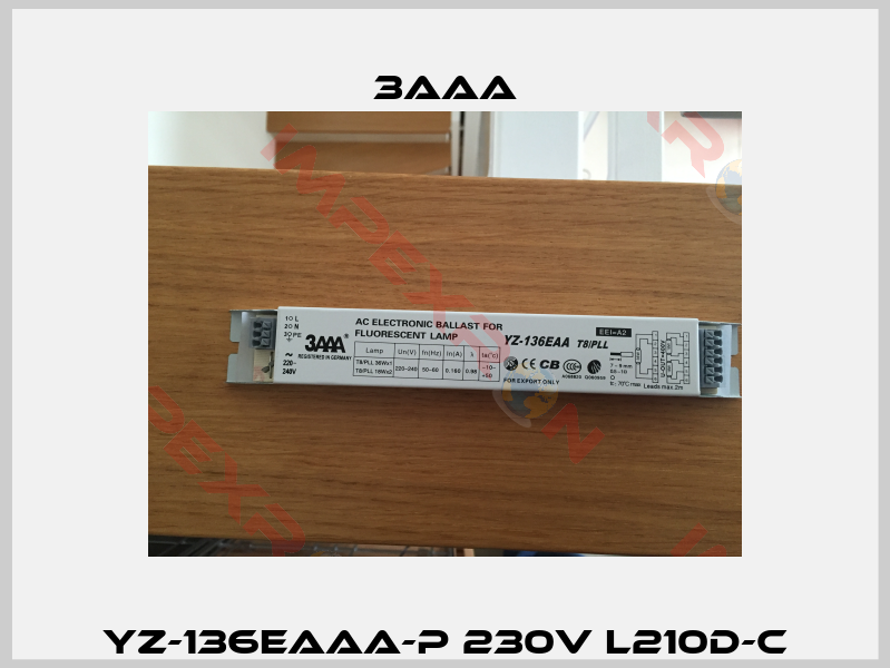 YZ-136EAAA-P 230V L210D-C-0