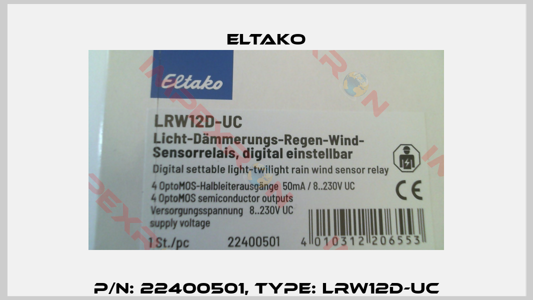 P/N: 22400501, Type: LRW12D-UC-4