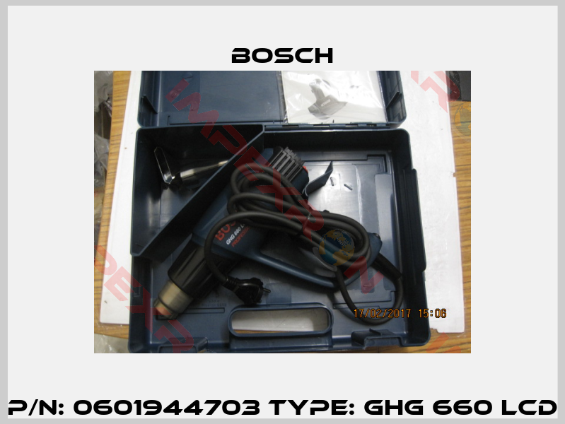 P/N: 0601944703 Type: GHG 660 LCD-0