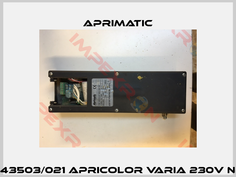 Codice 43503/021 APRICOLOR VARIA 230V NR-C/AC  -3