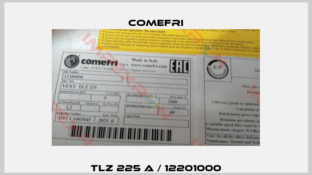 TLZ 225 A / 12201000-1