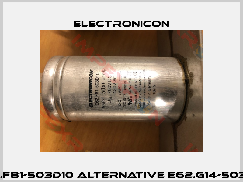 E62.F81-503D10 alternative E62.G14-503G10-2