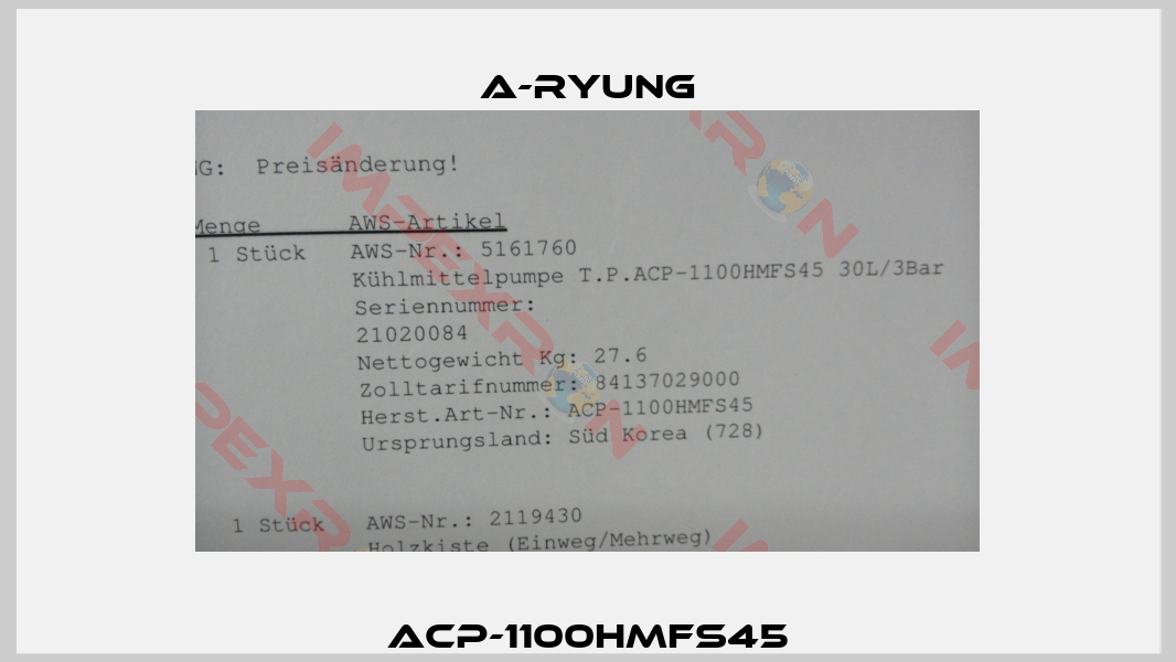 ACP-1100HMFS45-1