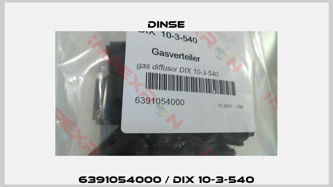 6391054000 / DIX 10-3-540-0