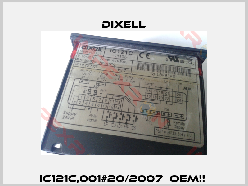 IC121C,001#20/2007  OEM!! -2