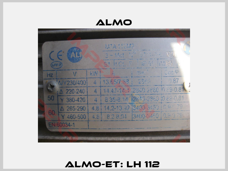 ALMO-ET: LH 112 -3