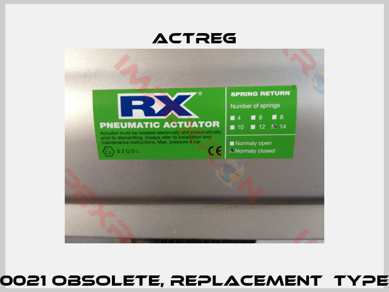 05 F 0021 obsolete, replacement  Type 300 -1