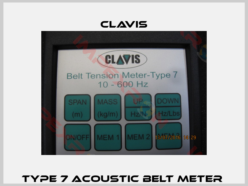 Type 7 acoustic belt meter -1