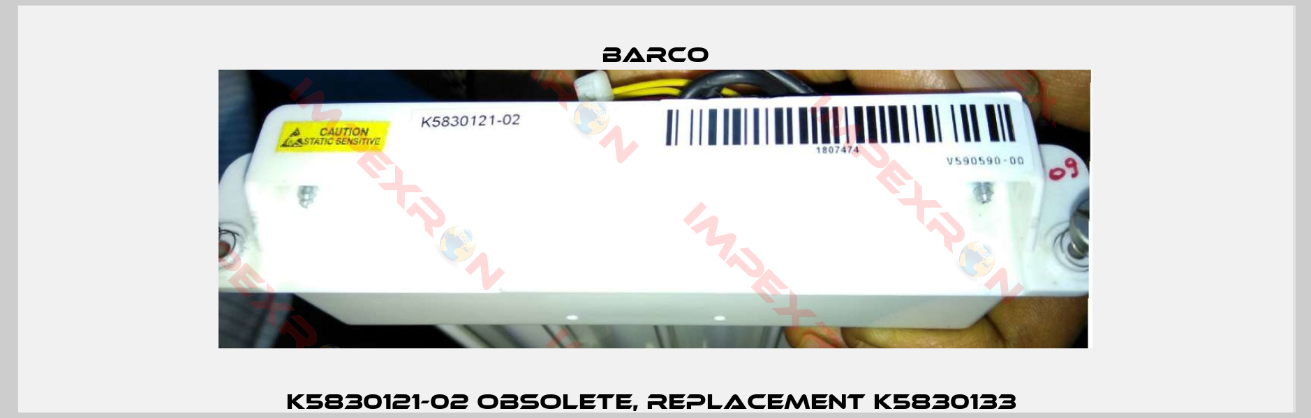 K5830121-02 obsolete, replacement K5830133 -2