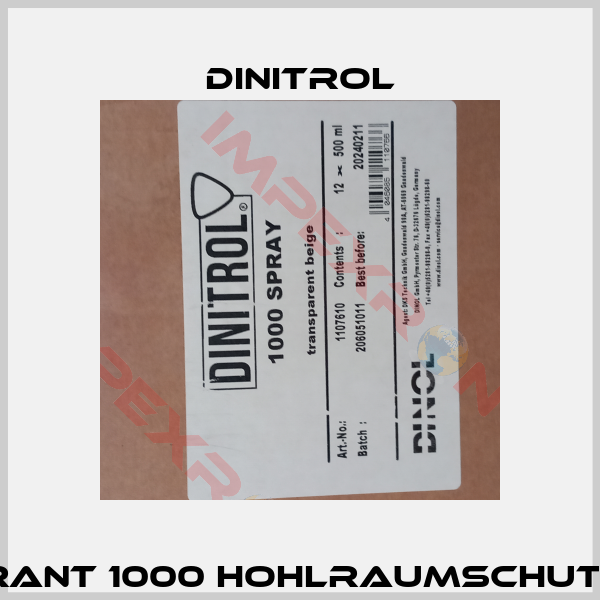 Dinitrol Penetrant 1000 Hohlraumschutz 500 ml Spray-0