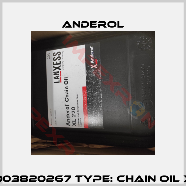 P/N: 0003820267 Type: Chain Oil XL 220-1