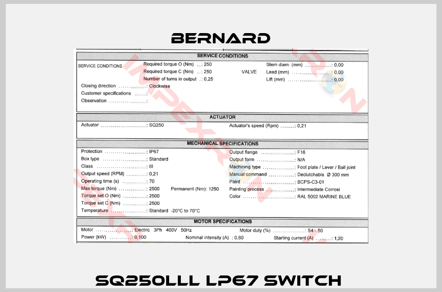 SQ250lll lP67 Switch -2