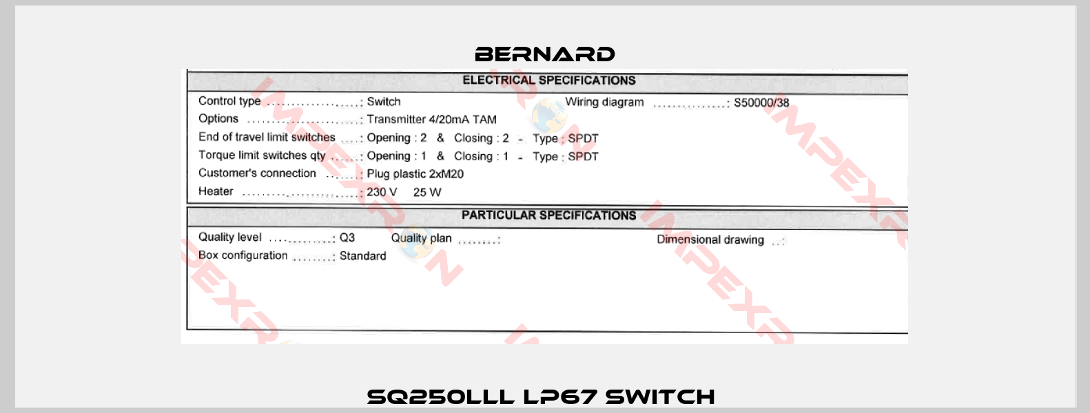SQ250lll lP67 Switch -3