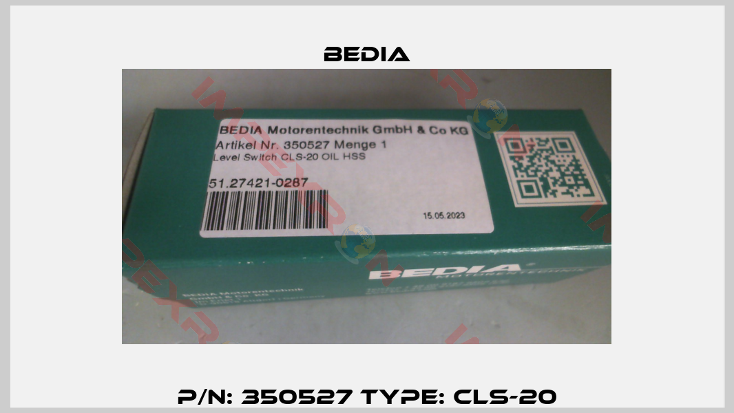 P/N: 350527 Type: CLS-20-0
