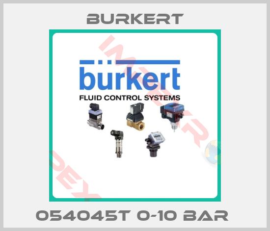 Burkert-054045T 0-10 BAR 