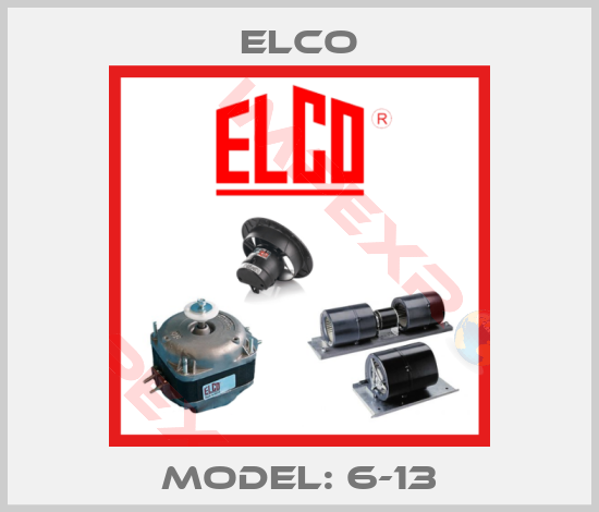 Elco-Model: 6-13
