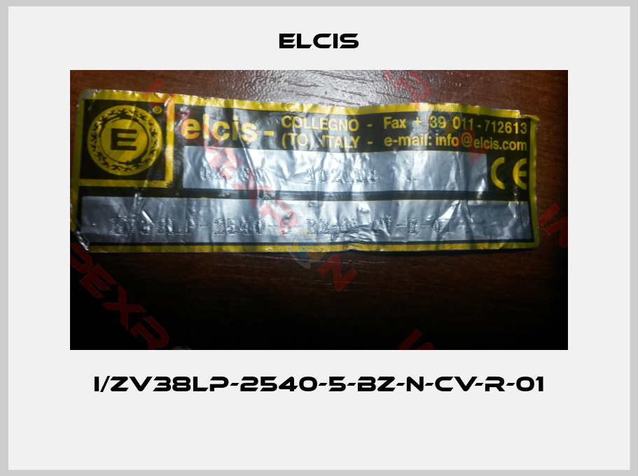 Elcis-I/ZV38LP-2540-5-BZ-N-CV-R-01  