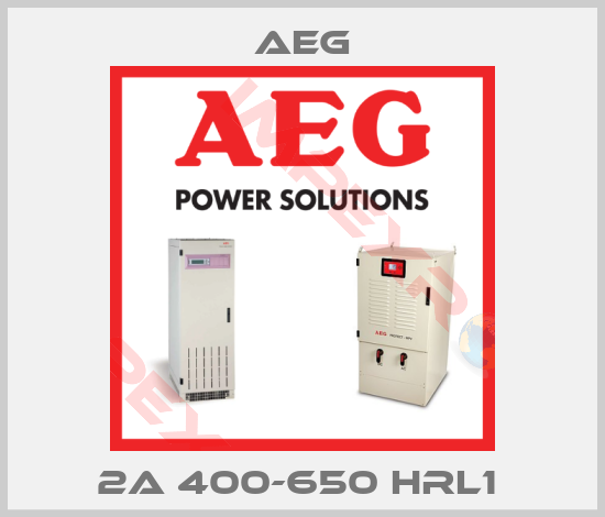 AEG-2A 400-650 HRL1 