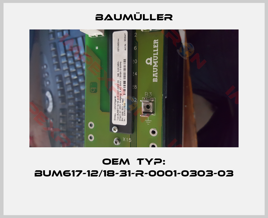 Baumüller-OEM  Typ: BUM617-12/18-31-R-0001-0303-03 