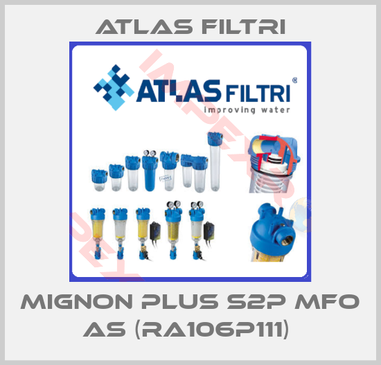 Atlas Filtri-MIGNON PLUS S2P MFO AS (RA106P111) 