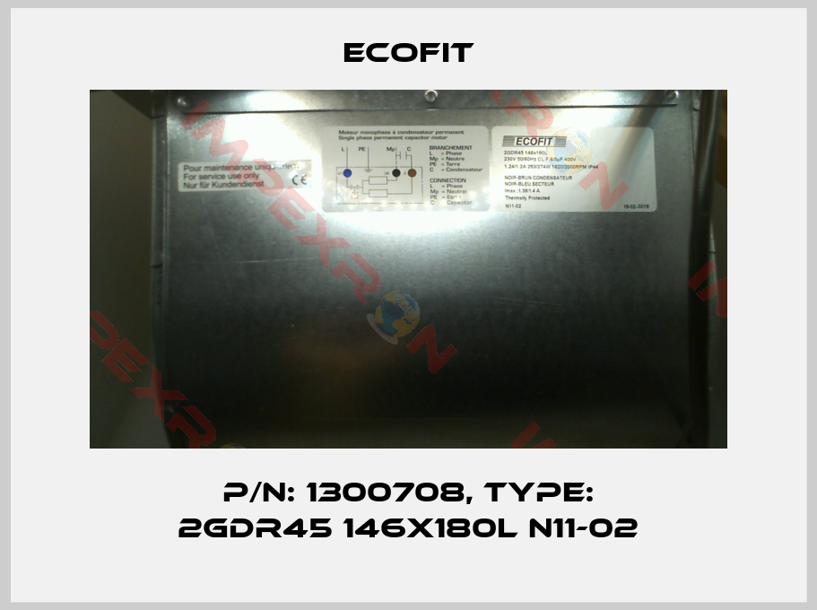 Ecofit-P/N: 1300708, Type: 2GDR45 146x180L N11-02