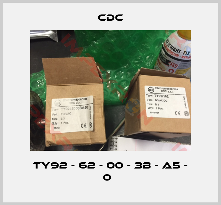 CDC-TY92 - 62 - 00 - 3B - A5 - 0  