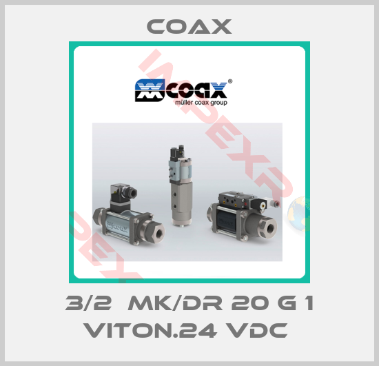 Coax-3/2  MK/DR 20 G 1 VITON.24 VDC 