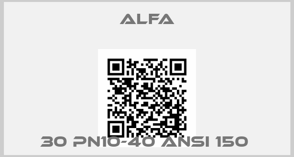 ALFA-30 PN10-40 ANSI 150 