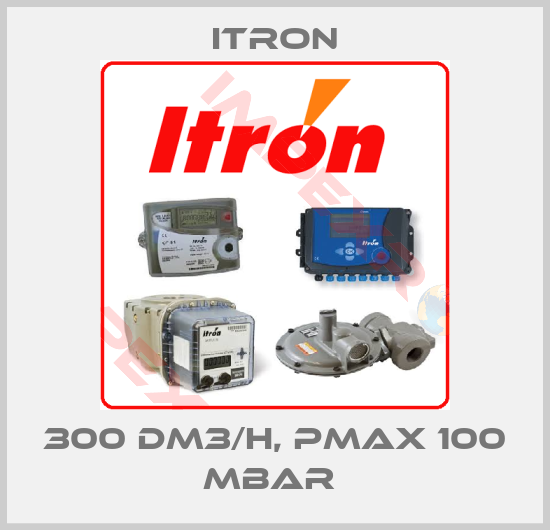 Itron-300 DM3/H, PMAX 100 MBAR 